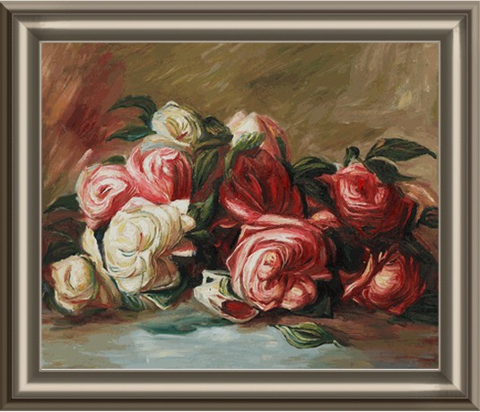 Discarded Roses - Pierre Auguste Renoir Painting